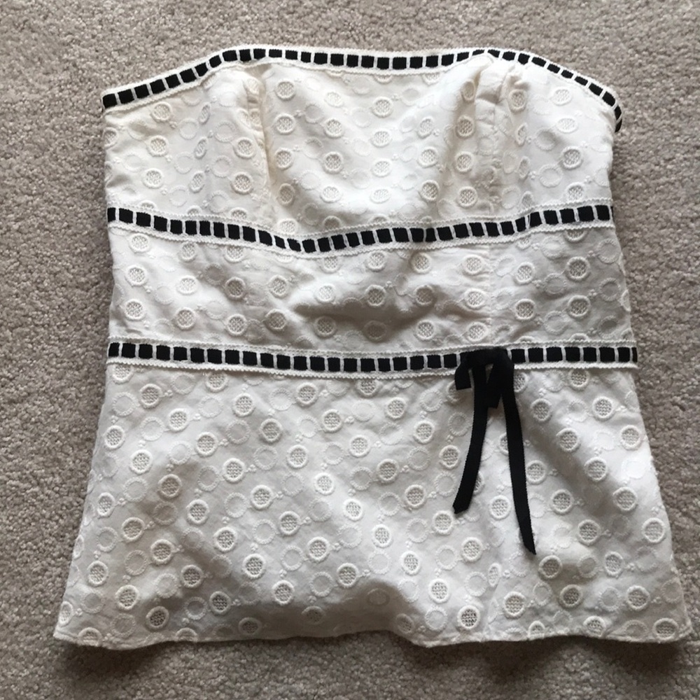 Ann Taylor strapless top -small